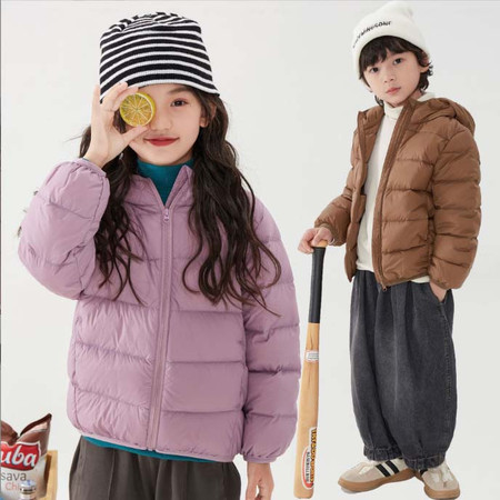 乡情浓 新款韩版儿童羽绒服轻薄款冬季外套女童羽绒服图片