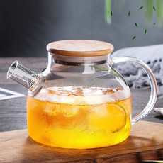 玻璃凉水壶花茶壶玻璃壶家用跨境高硼硅壶养生茶壶过滤爆款 冷水壶
