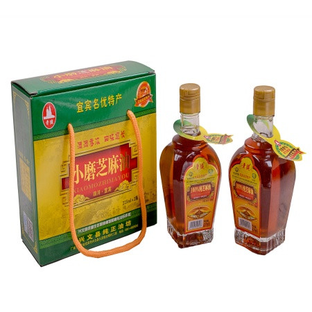 青纯 13：青纯【会员享实惠】牌芝麻油 225ml*2瓶礼盒装