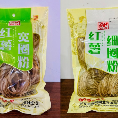 石海 15【会员享实惠】红薯细圈粉300g*1袋+红薯宽圈粉300