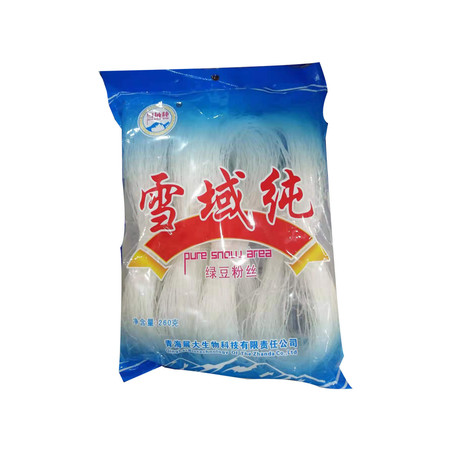 花儿之乡  【大通振兴馆】雪域纯 PURE SNOW AREA 雪域纯 绿豆粉丝 260g*1袋