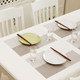 欧润哲 4片装餐垫欧式PVC长方形日式简约餐桌垫 杯垫碗垫盘垫子西餐隔热垫