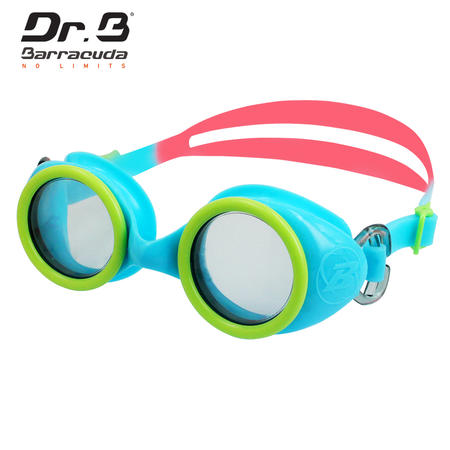 巴洛酷达Dr.B系列儿童近视泳镜 一体式抗雾防紫外线近视泳镜#91395