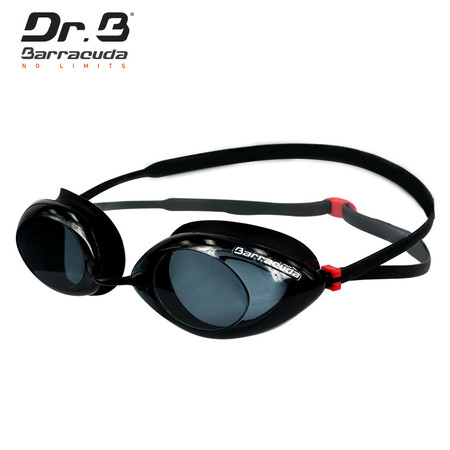 巴洛酷达DR.B系列分体式近视泳镜 0-800左右眼度数自由选择防水防雾泳镜#32295黑图片