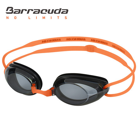 巴洛酷达DR.B系列近视泳镜 高清防雾防水度数泳镜#2195桔色