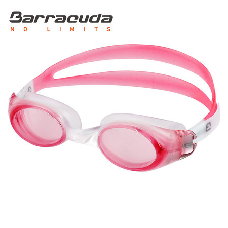 美国巴洛酷达barracuda青少年泳镜 高清抗雾防紫外线 一体式个性荧光头带设计泳镜#12955