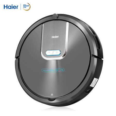 海尔/Haier 智能湿拖扫地机器人无线吸尘器吸300毫升水箱 T535H  (1)