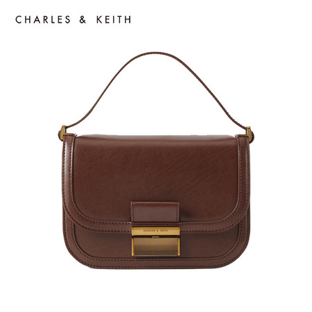 CHARLES & KEITH 女士金属扣饰单肩包 CK2-80781400