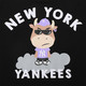 MLB 男女T恤NY短袖cash cow宽松情侣款运动21年春夏新款TSC9系列31TSC9-50L