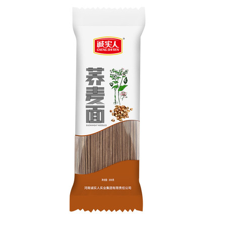 诚实人 【商邮农品】市区局荞麦面200g*2包图片