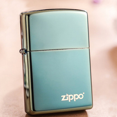 zippo之宝 防风打火机 28129ZL 墨绿海洋商标 美国原装进口 专柜正品