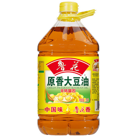 鲁花/luhua 食用油 非转基因 大豆油5Lx1