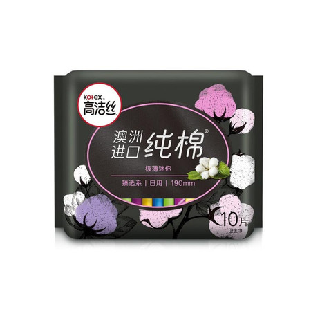 高洁丝/Kotex 臻选纯棉卫生巾套78片图片