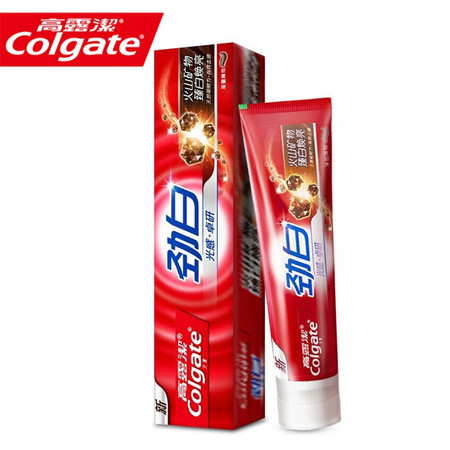 高露洁/Colgate 牙膏劲白光感卓研火山矿物臻白焕亮100g/支 (1支装）