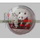   2012年熊猫银币1盎司套装.金币公司原装盒和说明书.熊猫银币