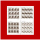 2018-13《中国古代科学家及著作（一）》邮票完整大版同号一套4版