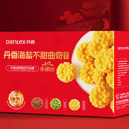 丹香 【邮褔荟】乐缤纷点心礼盒390g