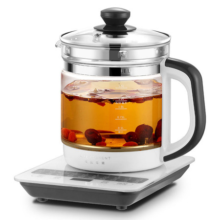 生活元素 养生壶1.8L全自动加厚玻璃多功能煮茶器D52图片