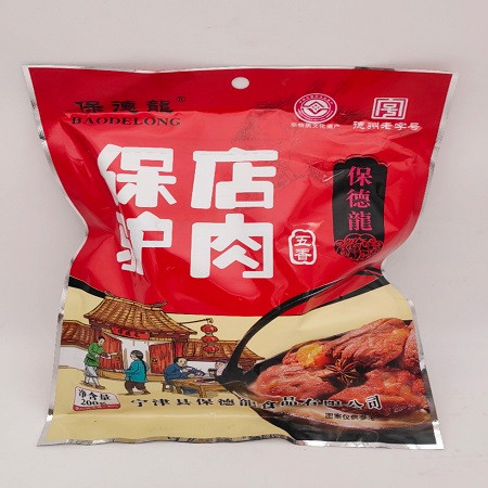 保德龍 【德州馆】保德龍 五香驴肉200克*2包装   正宗保店驴肉  地方特色名吃