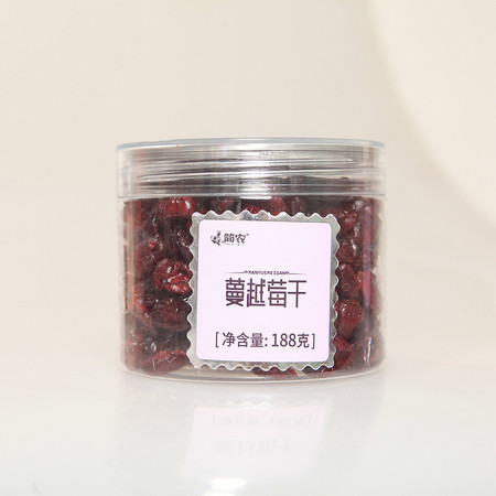 简农蔓越莓干188g*2罐