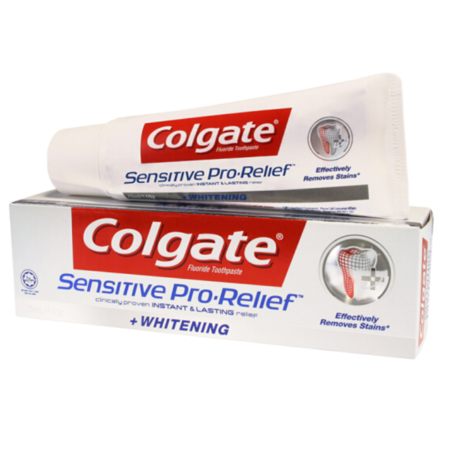 高露洁/Colgate 抗敏牙膏110g 防护+美白口味 2支装 原装进口图片