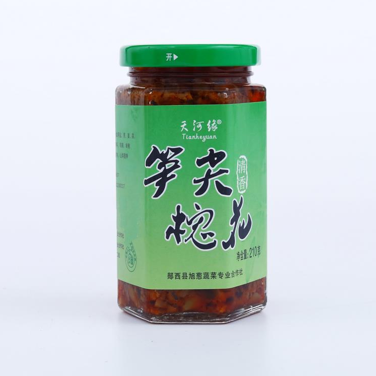 天河缘 郧西县天河缘笋尖槐花酱210g*2瓶