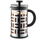 BODUM波顿法压壶 进口耐热玻璃咖啡壶不锈钢滤压茶壶1000ml艾琳