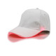 米佐邦      白色led发光帽子 光纤防晒棒球帽