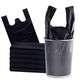 物物洁   垃圾袋 家用手提式背心式 黑色 厨房塑料袋