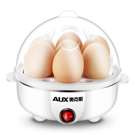 奥克斯/AUX 不锈钢单层煮蛋器蒸蛋器 防干烧水干自动断电图片