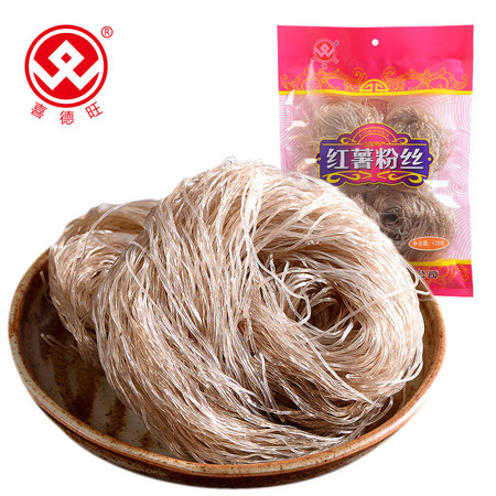 喜德旺 【买1送1】红薯粉丝 地瓜红苕番薯细粉丝 400g/袋图片