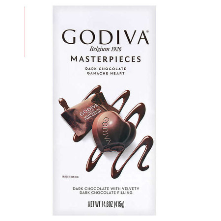 歌帝梵/GODIVA 心形慕斯夹黑巧克力