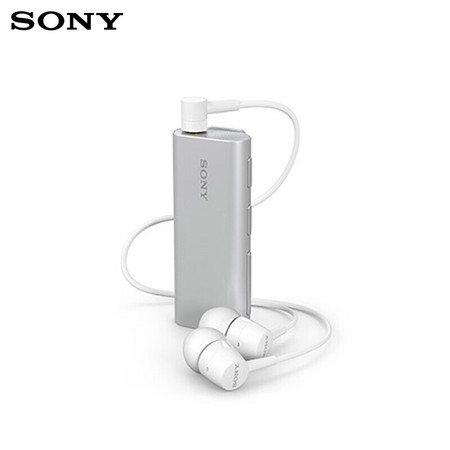 索尼/SONY 蓝牙耳机4.0领夹式遥控自拍免提通话SBH56