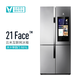 VIOMI/云米 BCD-446WGLA 21face大屏冰箱 镜面四门十字对开 家用智能WIFI