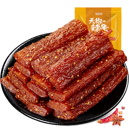 【9.9特卖】蜀道香 天椒辣条100g 儿时风味辣条大刀肉