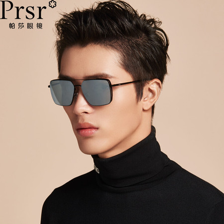 帕莎（Prsr）2019新款偏光太阳镜男大框墨镜驾驶司机镜方框潮型男士大脸眼镜PS5005