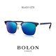 BOLON暴龙偏光太阳镜男士个性方形金属框墨镜潮流时尚眼镜BL6031