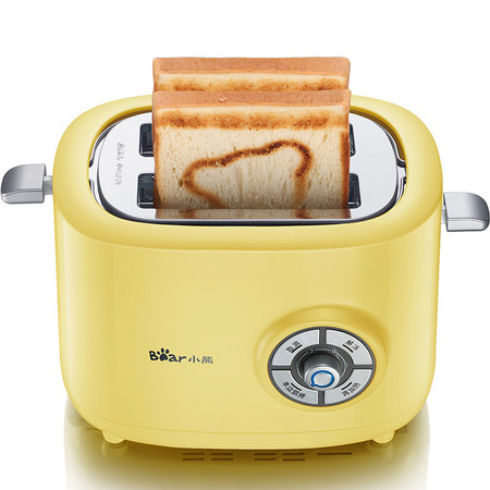 小熊/BEAR 烤面包机 2片家用早餐机吐司机全自动多士炉 DSL-A02G1 黄色图片