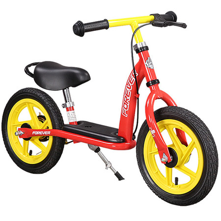 永久儿童平衡滑步车自行车 学步滑行童车 带手刹把脚撑 2-6岁宝宝玩具车AKB-1257充气轮