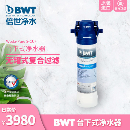 BWT德国倍世 原装进口自来水过滤器 家用厨房直饮净水器 S-CUF图片