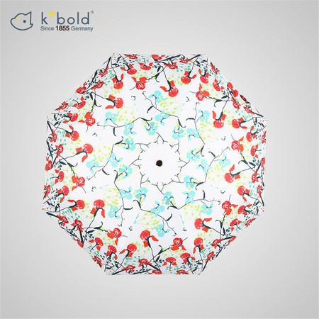 酷波德 kobold遮阳伞晴雨伞女士三折防紫外线伞KN3572-001图片