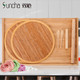 双枪（Suncha） 双枪厨房砧板家用竹案板大号擀面板实木菜板粘板包饺子揉面板套装