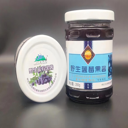 中国邮政 蓝莓果酱200g×3瓶图片