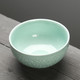 苏氏陶瓷（SUSHI CERAMICS）花开富贵釉中彩米饭汤碗6件套装餐具