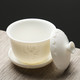 苏氏陶瓷功夫茶具德化中国白面莲花如脂玉茶具套装礼盒（亚光）