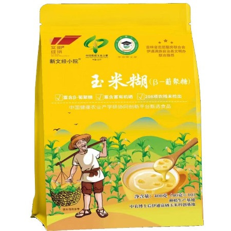 新文经小院 【四平】葡聚糖玉米糊400g/袋