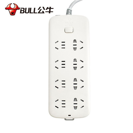 公牛/BULL 新国标插座/插线板/插排/排插/接线板/拖线板 GN-S1080（3米）