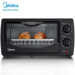 【邮乐自营】美的/MIDEA 电烤箱10升家用迷你多功能烘焙蛋糕小烤箱PT1011新款黑色
