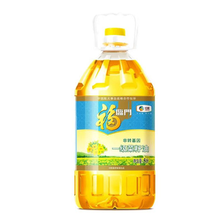  【邮乐自营】 福临门 非转基因一级菜籽油（压榨）5L 5L