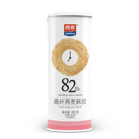  【邮乐专营】 西麦 高纤燕麦麸（罐）图片
